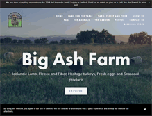 Tablet Screenshot of bigashfarm.com
